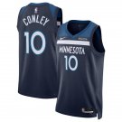 Minnesota Timberlves #10 Mike Conley 2024 Icon Edition Navy 75th Anniversary