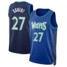 Minnesota Timberlves #27 Rudy Gobert City Edition  Blue Navy