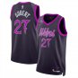 Minnesota Timberlves #27 Rudy Gobert City Edition Stitched  Purple