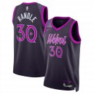 Minnesota Timberlves #30 Julius Randle City Edition  Purple Black