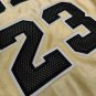 Mitchell & Ness Bulls #23 Michael Jordan Basketball Gold AU