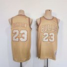 Mitchell & Ness Bulls Michael Jordan Basketball  Gold