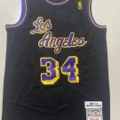 Mitchell & Ness Lakers #34 Shaquille O'Neal Hardod Classics  Black