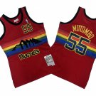 Mitchell & Ness Nuggets #55 Dikembe Mutombo Swingman Stitched  Red