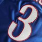 Mitchell Ness 76ers Allen Iverson AU Basketball  Blue Mercerization