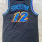Mitchell Ness Jazz #12 John Stockton Basketball  Black Throwback