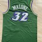 Mitchell Ness Jazz #32 Karl Malone Basketball  Green Throwback