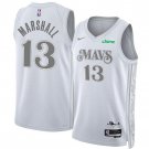 Naji Marshall 13 Dallas Mavericks 2024-25 City Edition  White