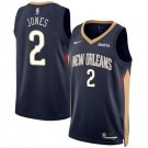 New Orleans Pelicans #2 Herbert Jones Navy 2024 Icon Edition Stitched Basketball