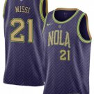 New Orleans Pelicans #21 Yves Missi Purple 2024-25 City Ediiton Stitched Basketball