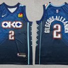 Oklahoma City Thunder #2 Shai Gilgeous Alexander  City Edition Basketball