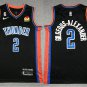 Oklahoma City Thunder #2 Shai Gilgeous Alexander City  Black