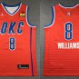 Oklahoma City Thunder #8 Jalen Williams Statement  Orange