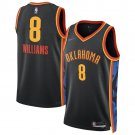 Oklahoma City Thunder Jalen Williams Black 2025 City Edition Swingman Stitched