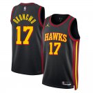 Onyeka Okongwu 17 Atlanta Hawks 2024 Statement Edition  Black