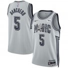 Orlando Magic #5 Paolo Banchero Silver 2024 25 City Edition Stitched Basketball