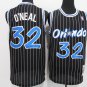 Orlando Magic #32 Shaquille O'Neal  Black Throwback