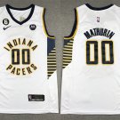 Pacers #00 Bennedict Mathurin Basketball  White 2023