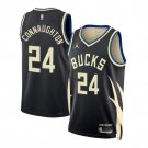 Pat Connaughton 24 Milwaukee Bucks 2024 Statement Edition  Black