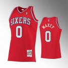 Philadelphia 76ers #0 Tyrese Maxey Mitchell & Ness Red Mesh 1996-97 Hardod Classic