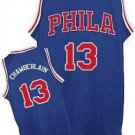 Philadelphia 76ers #13 Wilt Chamberlain Blue Basketball