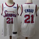 Philadelphia 76ers #21 Joel Embiid Hardod Classics Swingman