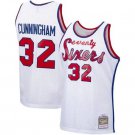 Philadelphia 76ers #32 Billy Cunningham MN  white