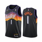 Phoenix Suns #1 Devin Booker City Edition Basketball  Black