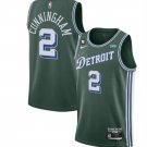 Pistons #2 Cade Cunningham City  Green
