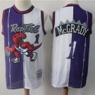 Raptors #1 Tracy McGrady Purple-White  Split Version