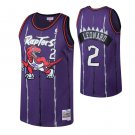 Raptors #2 Kawhi Leonard Basketball  Purple Throwback