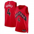 Raptors #4 Scottie Barnes Icon Edition Swingman  Red