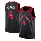 Raptors #4 Scottie Barnes Statement Edition Swingman  Black
