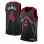 Raptors #4 Scottie Barnes Statement Edition Swingman  Black