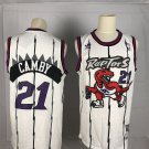 Raptors #21 Marcus Camby Basketball Throwback  White
