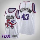 Raptors #43 Pascal Siakam Stitched  White Thrback