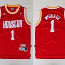 Rockets #1 Tracy McGrady  Red White Throwback