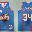 Rockets #34 Hakeem Olajun  Blue