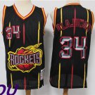 Rockets #34 Hakeem Olajun Limited Basketball  Black Throwback