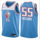 Sacramento Kings #55 Jason Williams Blue City Basketball
