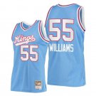 Sacramento Kings #55 Jason Williams Blue Throwback Stitched