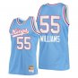 Sacramento Kings #55 Jason Williams Blue Throwback Stitched