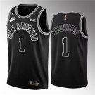 San Antonio Spurs #1 Victor Wembanyama  Black Classic Edition