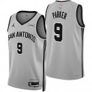 San Antonio Spurs #9 Tony Parker Silver Gray 2025 Statement Edition