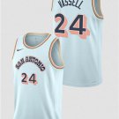 San Antonio Spurs #24 Devin Vassell Light Blue 2024 25 City Edition Stitched Basketball