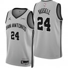 San Antonio Spurs #24 Devin Vassell Silver Gray 2025 Statement Edition