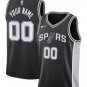 San Antonio Spurs Active Player Custom Black Stitched Basketball