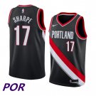 Shaedon Sharpe Portland Trail Blazers  Black Icon Stitched