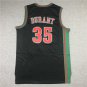 Supersonics #35 Kevin Durant Black  Lattice Checked Plaid