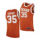 Texas Longhorns #35 Kevin Durant Orange College Basketball